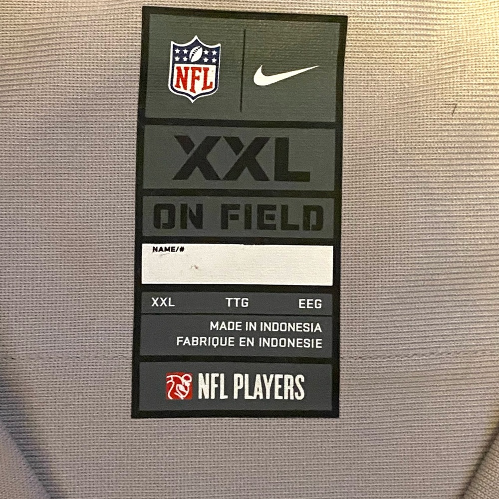 NWOT City Chiefs Nike Super Bowl LVII Patch Jersey - Gray - Picture 10 of 12